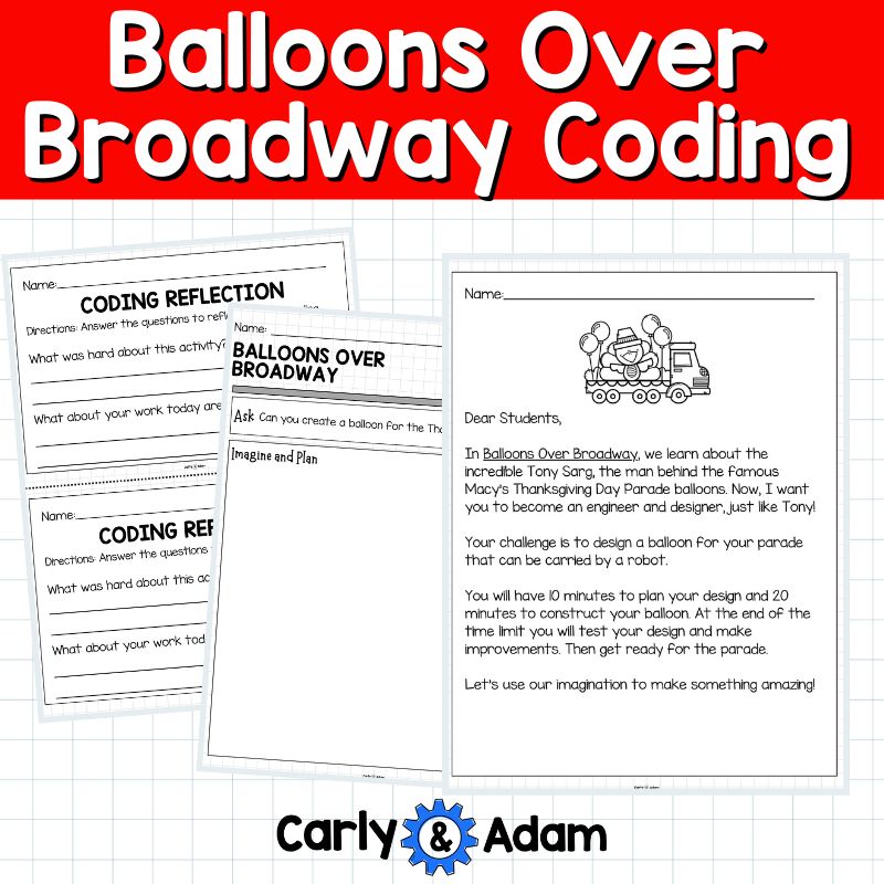 Code a Parade Balloons Over Broadway Read Aloud Coding Activity