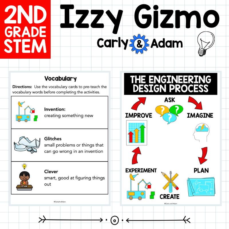 Izzy Gizmo 2nd Grade Engineering STEM Challenge