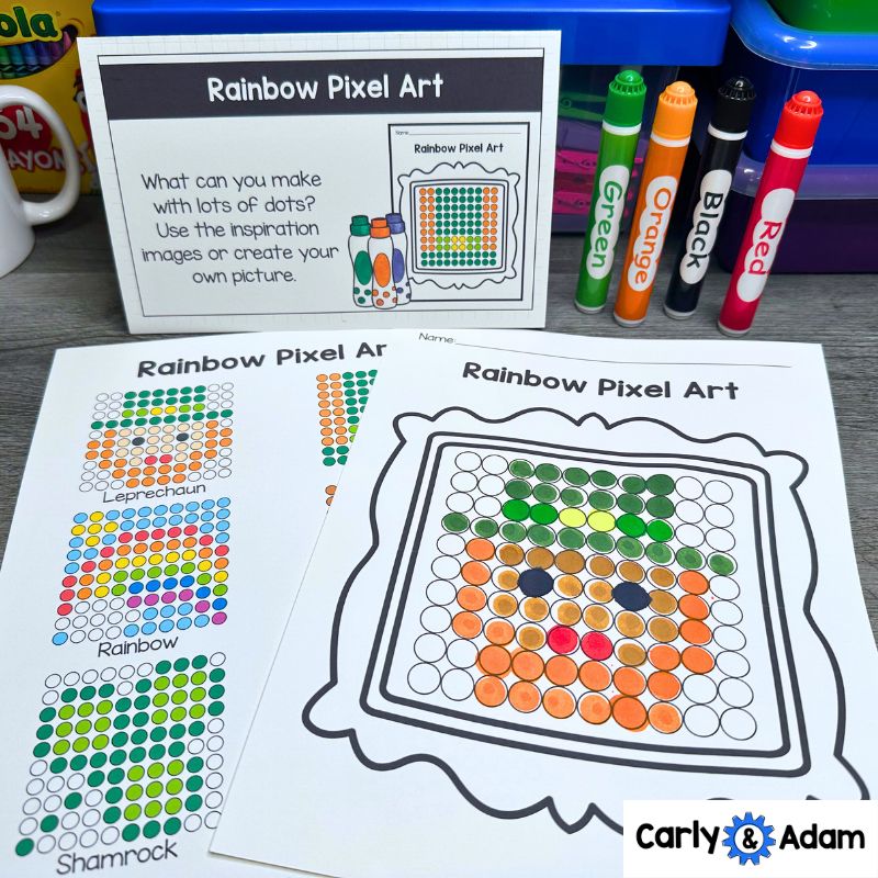 12 St. Patrick's Day STEM Centers Leprechaun, Rainbow Bridge, Creativity — preview 12