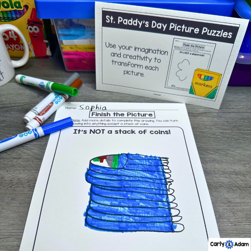 12 St. Patrick's Day STEM Centers Leprechaun, Rainbow Bridge, Creativity — preview 15