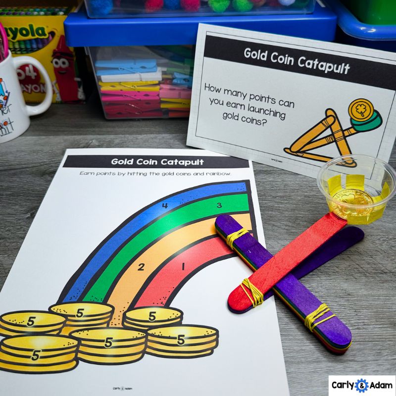 12 St. Patrick's Day STEM Centers Leprechaun, Rainbow Bridge, Creativity — preview 4
