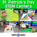 12 St. Patrick's Day STEM Centers Leprechaun, Rainbow Bridge, Creativity