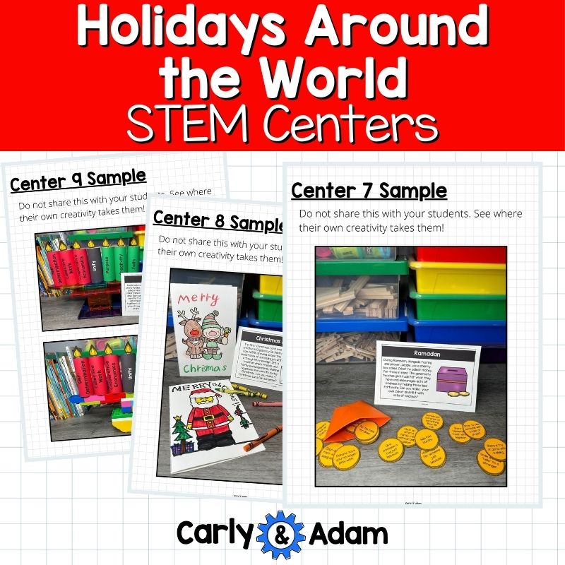 Holidays Around the World STEM Centers and Activities