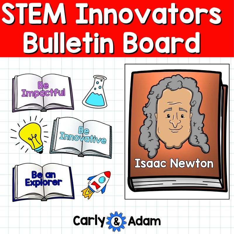 STEM Innovators Bulletin Board - Famous Scientists and Inventors Posters — preview 4