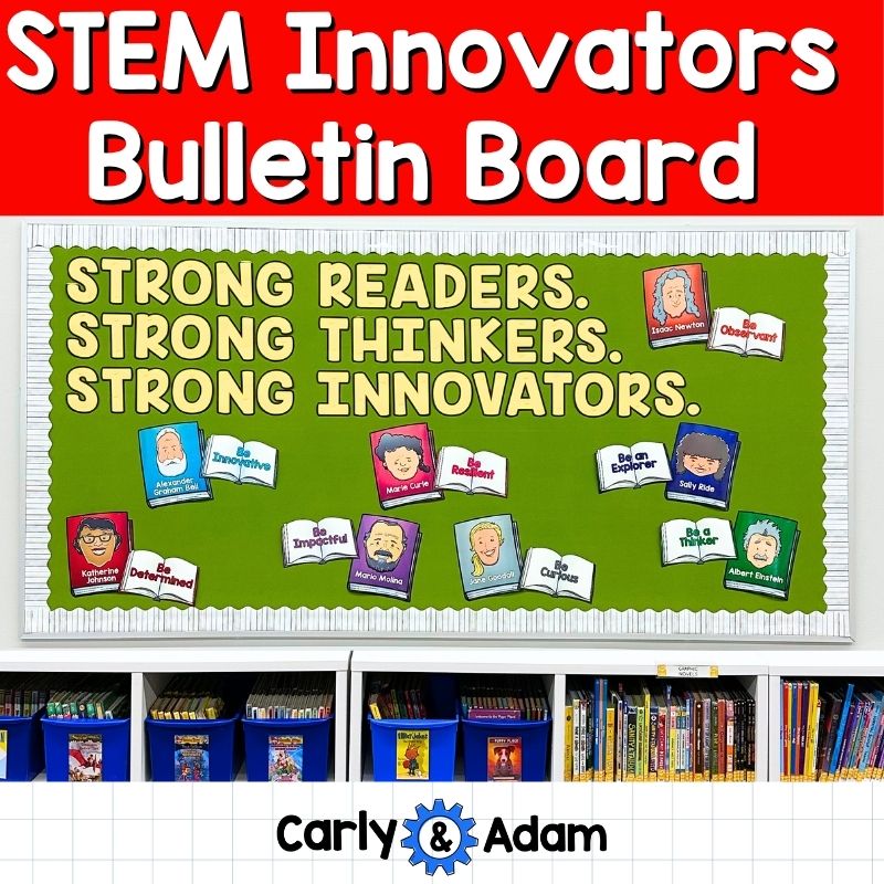 STEM Innovators Bulletin Board - Famous Scientists and Inventors Posters — preview 1
