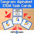 Letters Printable Tangram Puzzles Alphabet with Tangrams Cards — preview 1