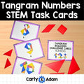 Numbers Printable Tangrams Puzzles and Activities Tangrams, Math Centers — preview 1