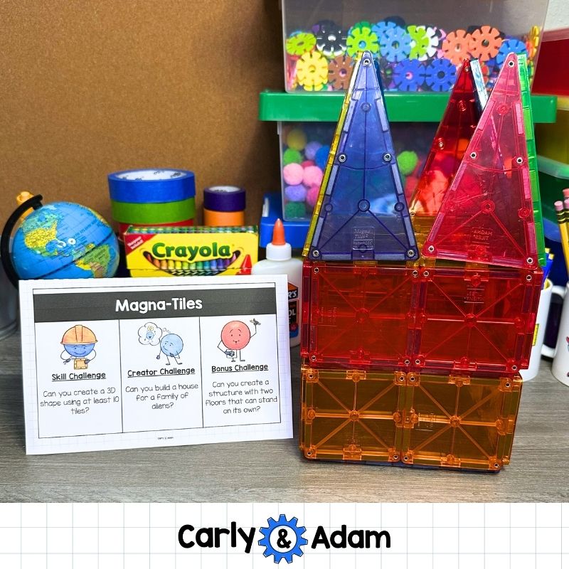 Reusable Science STEM Centers for 2nd Grade - 5th Grade Makerspace Bins — preview 2