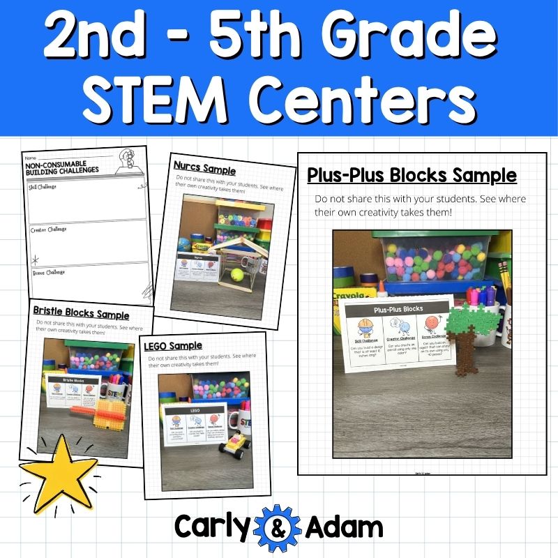Reusable Science STEM Centers for 2nd Grade - 5th Grade Makerspace Bins — preview 17