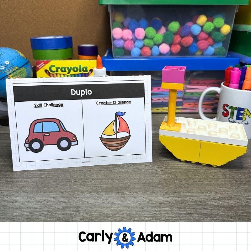 Reusable STEM Science Centers for Pre-K through 1st Grade Makerspace Bins — preview 5