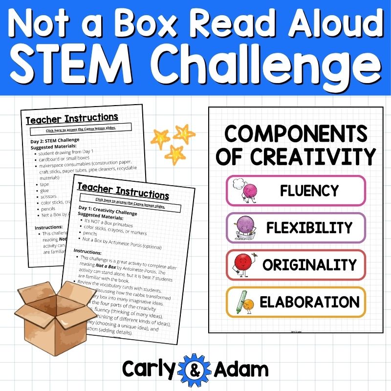 Not a Box Activity Read Aloud Book Creativity Back to School Morning Work — preview 4