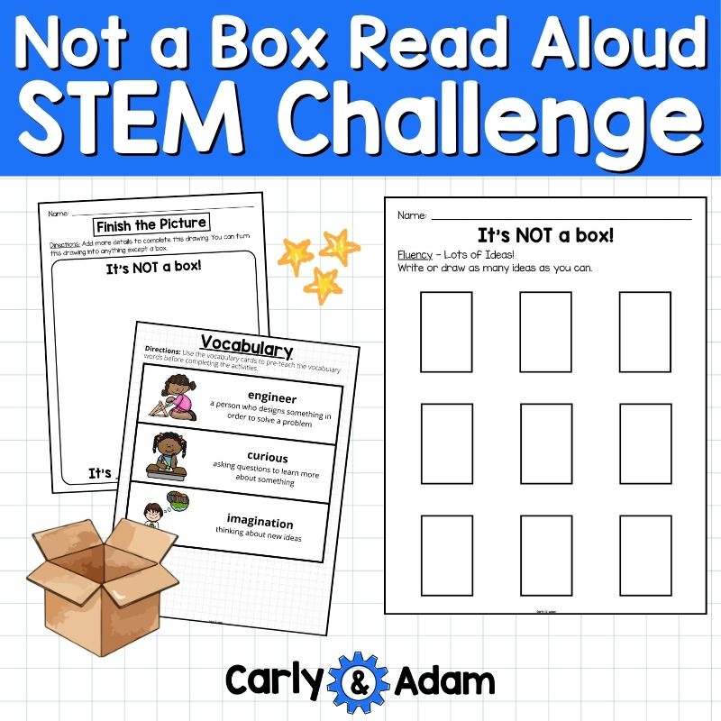 Not a Box Activity Read Aloud Book Creativity Back to School Morning Work — preview 5