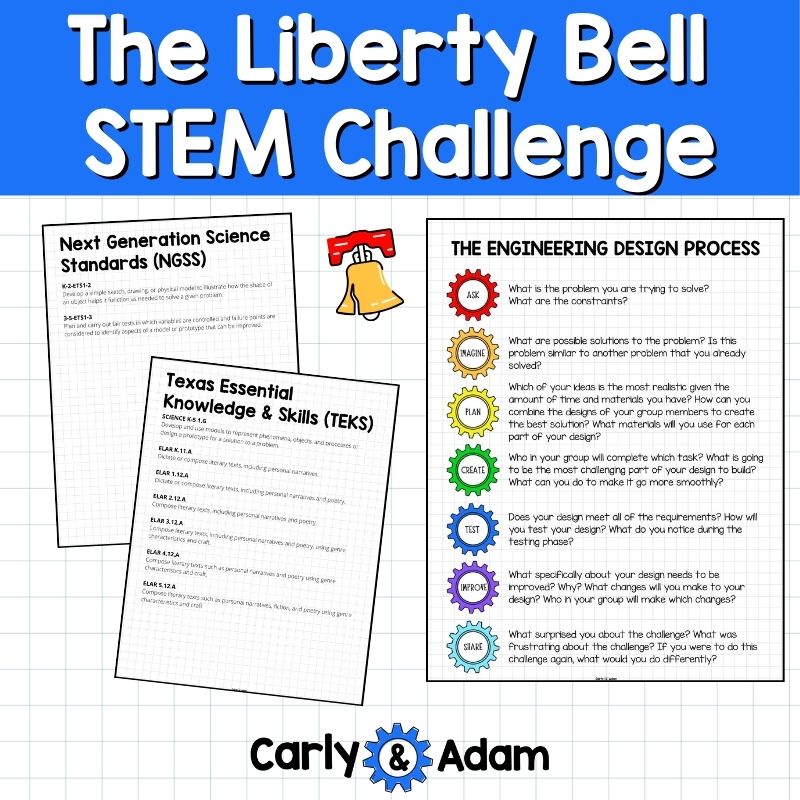 The Liberty Bell Read Aloud STEM Activity American Symbols Lesson Plan — preview 5