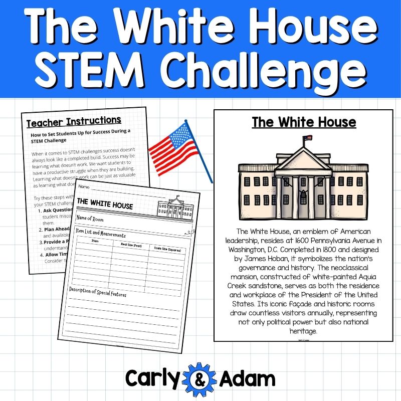 The White House STEM Activity US Landmarks and American Symbols — preview 3