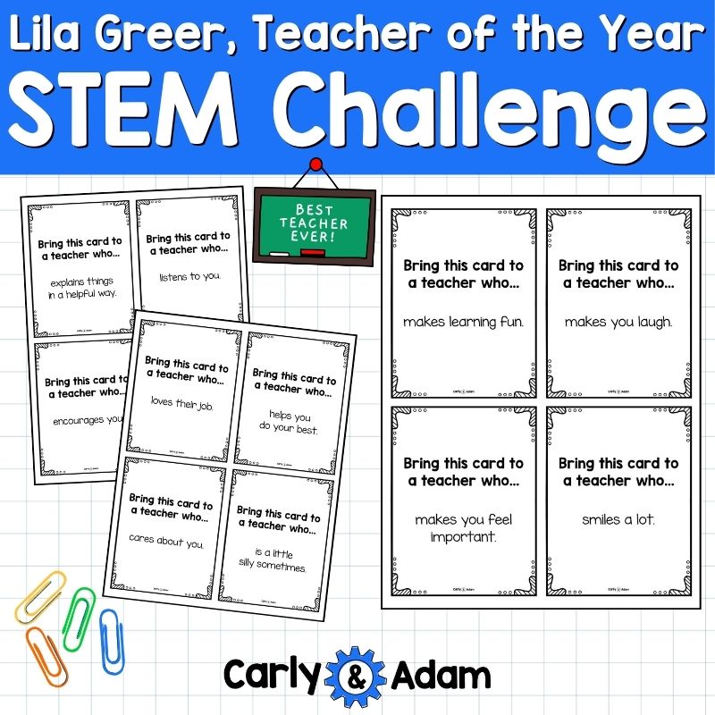 Lila Greer, Teacher of the Year Read Aloud STEM Activity Teacher Appreciation — preview 4