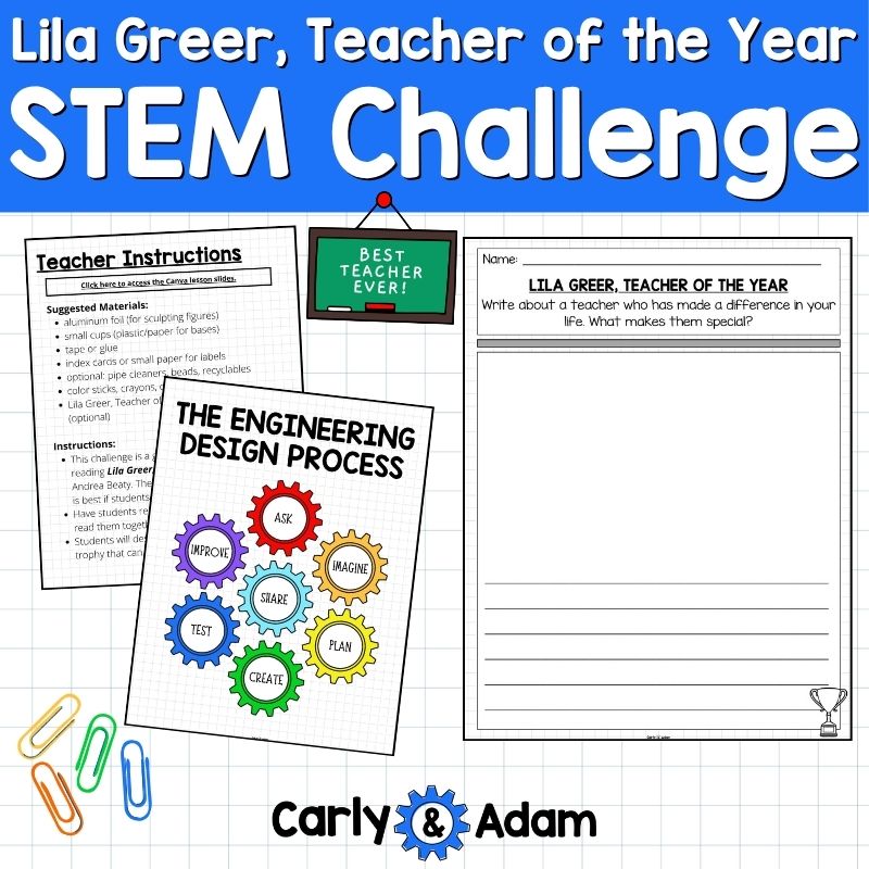 Lila Greer, Teacher of the Year Read Aloud STEM Activity Teacher Appreciation — preview 6