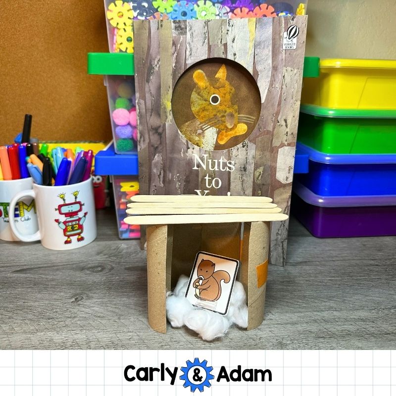 Build a Squirrel Habitat STEM Challenge Pre-k and Kindergarten Spring Activity — preview 5