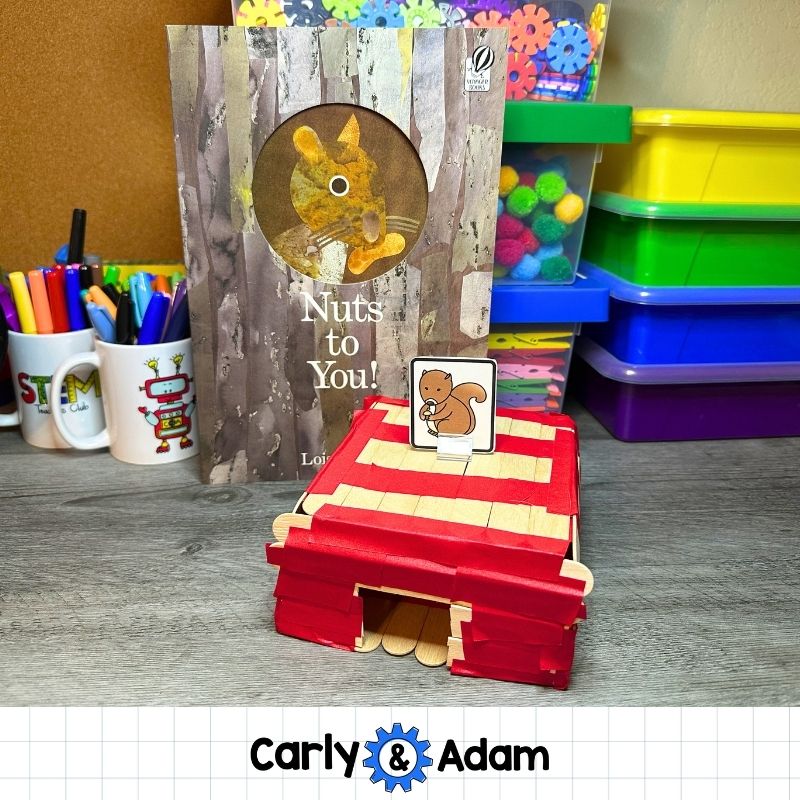 Build a Squirrel Habitat STEM Challenge Pre-k and Kindergarten Spring Activity — preview 7