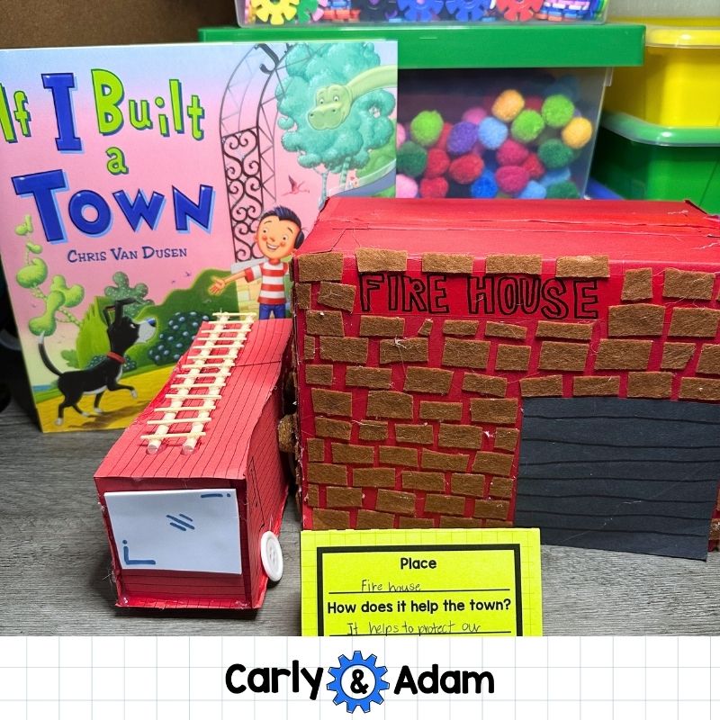 If I Built a Town Activity Read Aloud STEM Challenge City Planning — preview 5