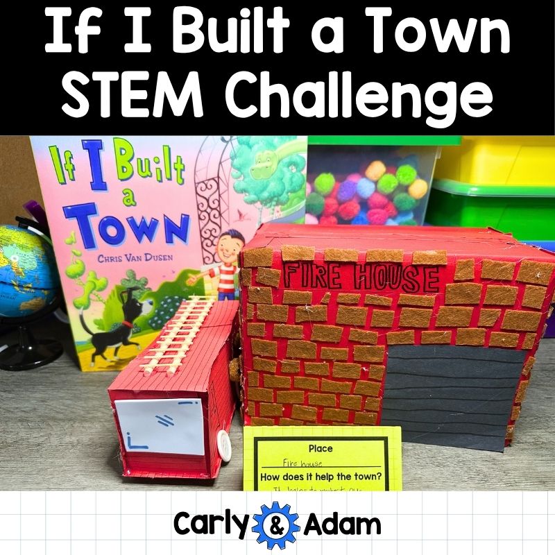 If I Built a Town Activity Read Aloud STEM Challenge City Planning — preview 1