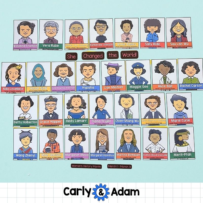 Women in STEM Women's History Month Poster Set STEM Classroom Decor — preview 5