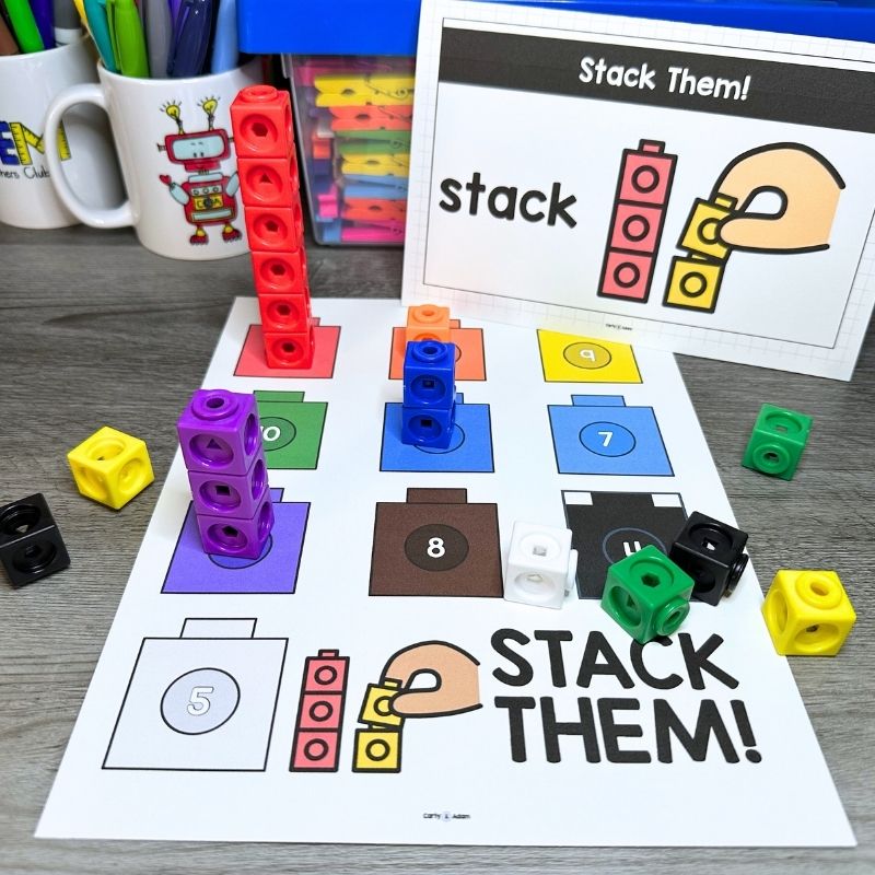 Number STEM Centers Activities Numbers and Counting, Math Centers — preview 6
