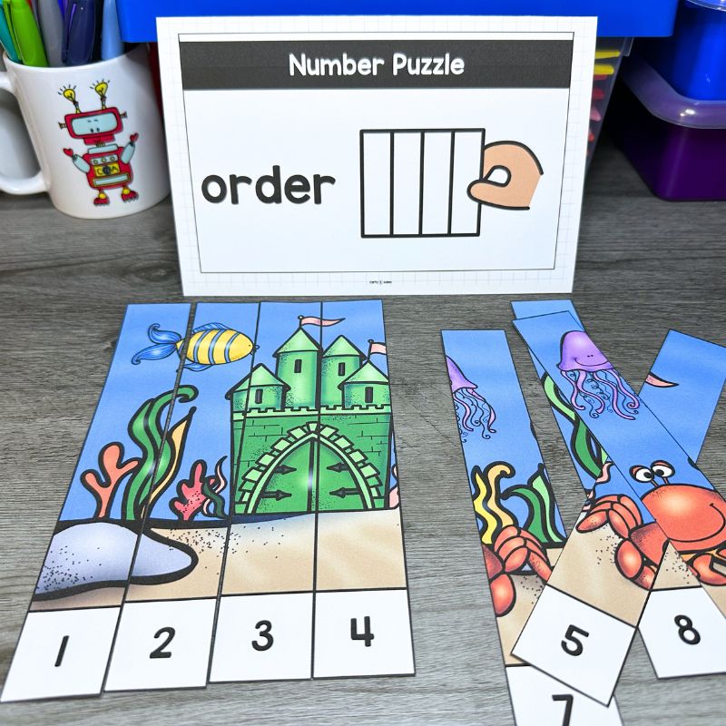 Number STEM Centers Activities Numbers and Counting, Math Centers — preview 11