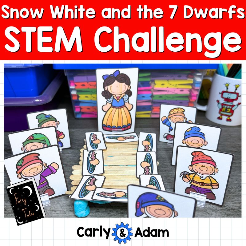Snow White and the Seven Dwarfs Fairy Tale STEM Activity — preview 1