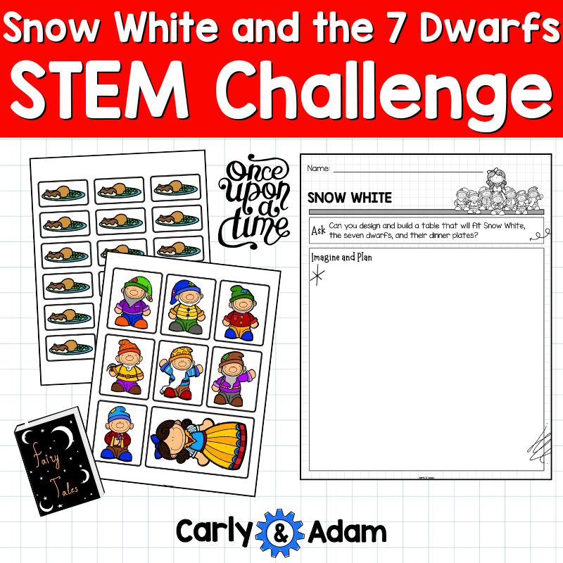 Snow White and the Seven Dwarfs Fairy Tale STEM Activity — preview 4