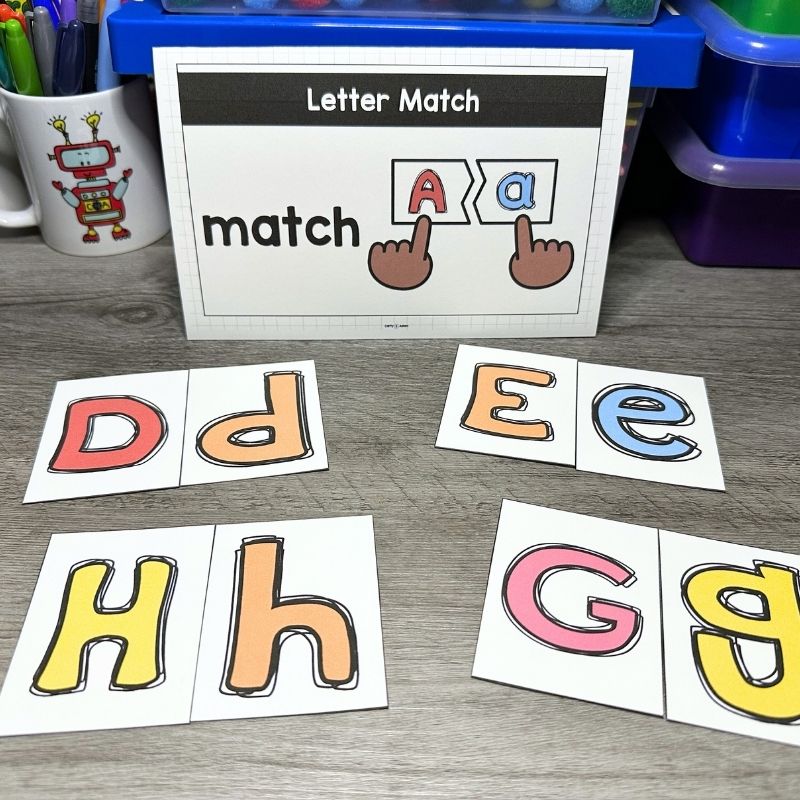 Alphabet STEM Centers Preschool and Kindergarten Activities Letter Recognition — preview 5