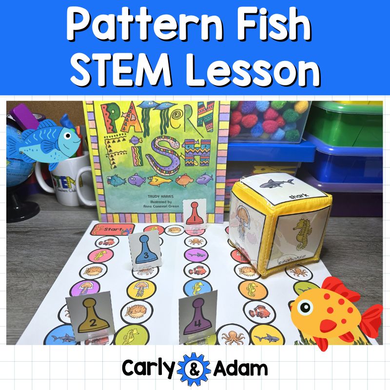 Preschool Pattern Lesson Fish Game Pattern Fish by Trudy Harris Kindergarten — preview 1