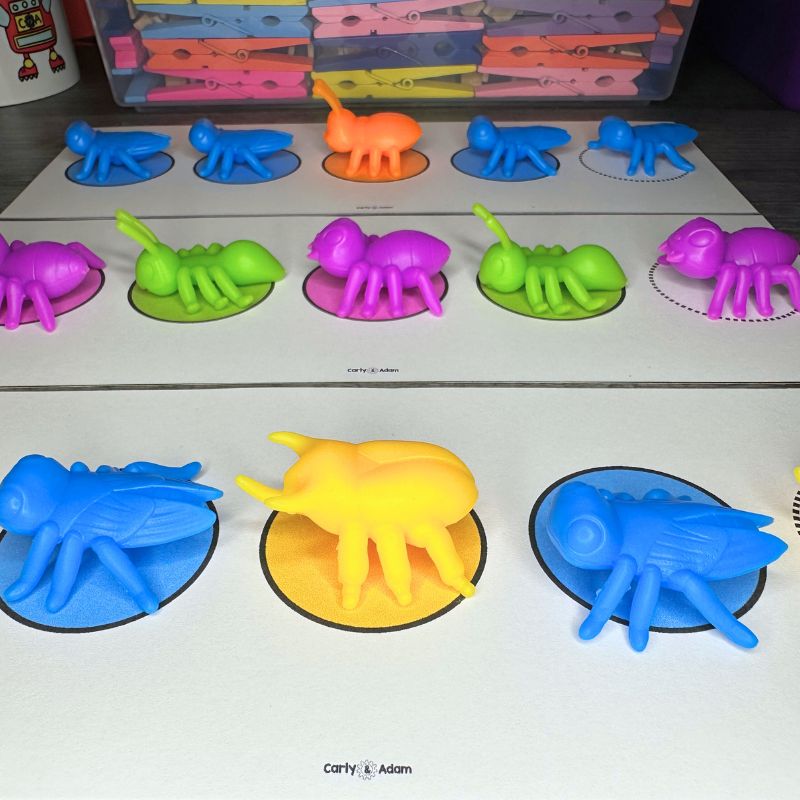 Pattern Bugs Pre-Kindergarten Patterns Lesson Pattern Recognition Activity — preview 6
