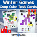 Winter Games 2026 Snap Cubes STEM Task Cards Pre-K and Kindergarten Activities — preview 1