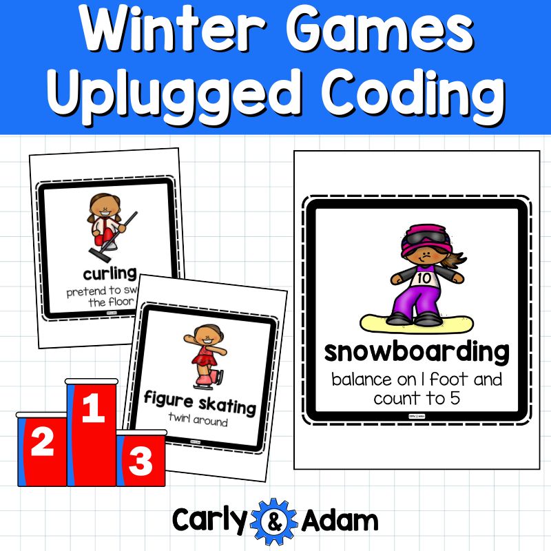 Winter Games Unplugged Coding for Pre-K Read Aloud STEM Max and Marla — preview 6