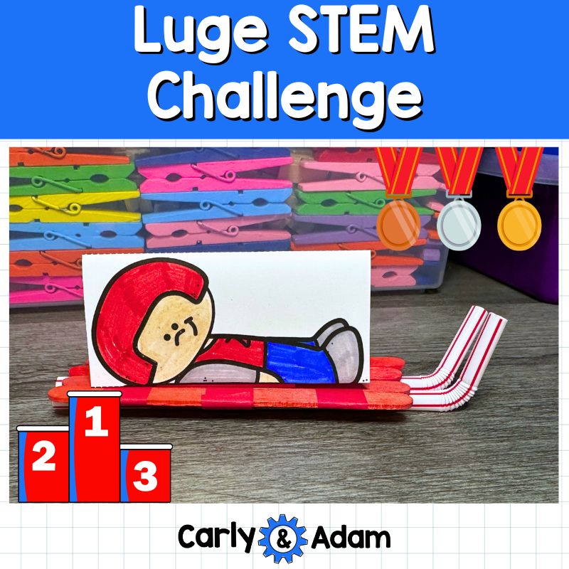 Luge Winter Games STEM Challenge 2026 Kindergarten, 1st Grade, 2nd Grade — preview 1