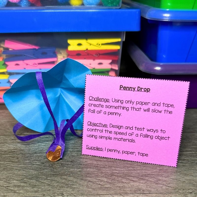 Bright Ideas Challenge Cards Low Prep STEM Challenges, Morning Work, Brain Break — preview 6