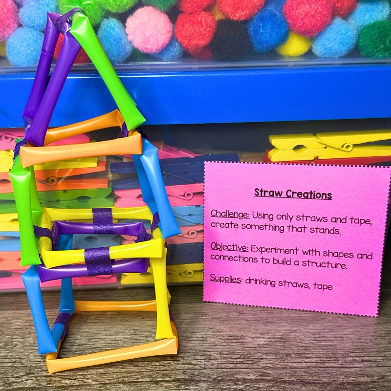 Bright Ideas Challenge Cards Low Prep STEM Challenges, Morning Work, Brain Break — preview 8