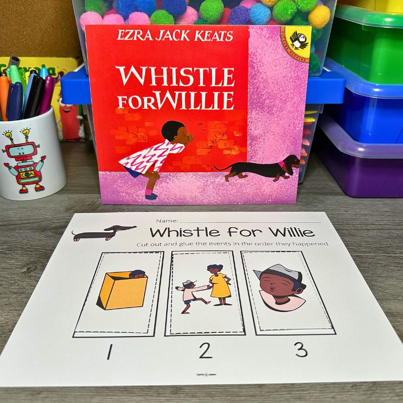Whistle for Willie Read Aloud Pre-K STEM Lesson Work Hard Activity — preview 4