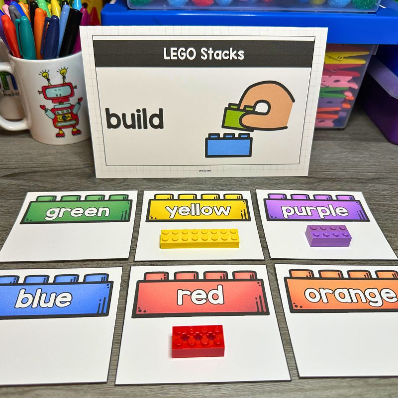 Learning Colors Pre-K STEM Centers Includes 8 STEM Activities Art Practice — preview 7