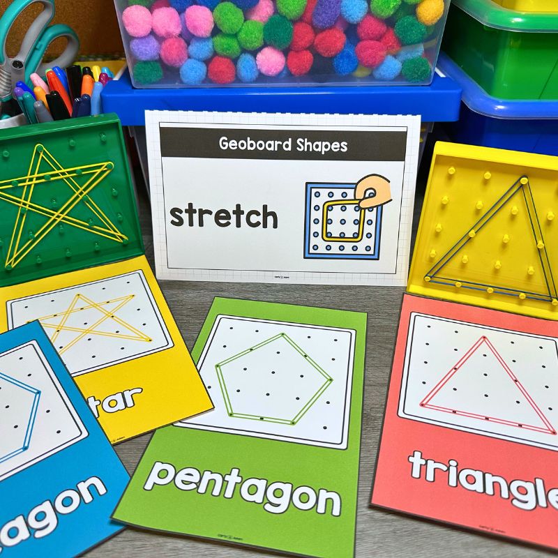 Learning Shapes Pre-K STEM Centers Includes 8 STEM Activities Geometry — preview 4