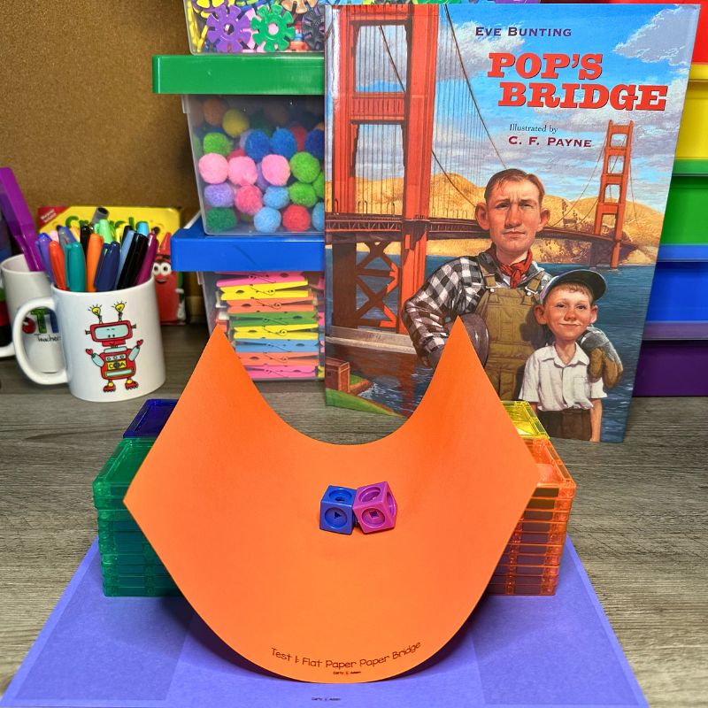 Pop's Bridge Read Aloud K-5 STEM Challenge Structural Engineering — preview 8
