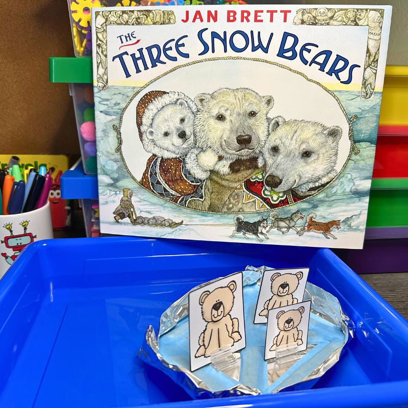 The 3 Snow Bears Lesson Plan Fractured Fairy Tale STEM Challenge Winter Activity — preview 5