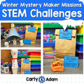 Winter Mystery Maker Missions Snow STEM Challenges and Activities — preview 1