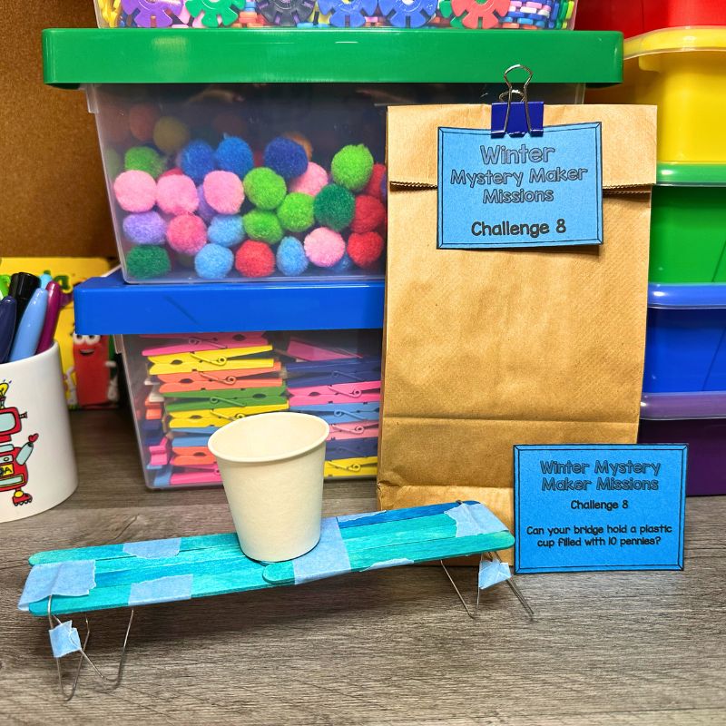 Winter Mystery Maker Missions Snow STEM Challenges and Activities — preview 7