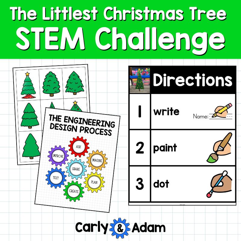 The Littlest Christmas Tree Read Aloud Pre-K STEM Challenge — preview 3