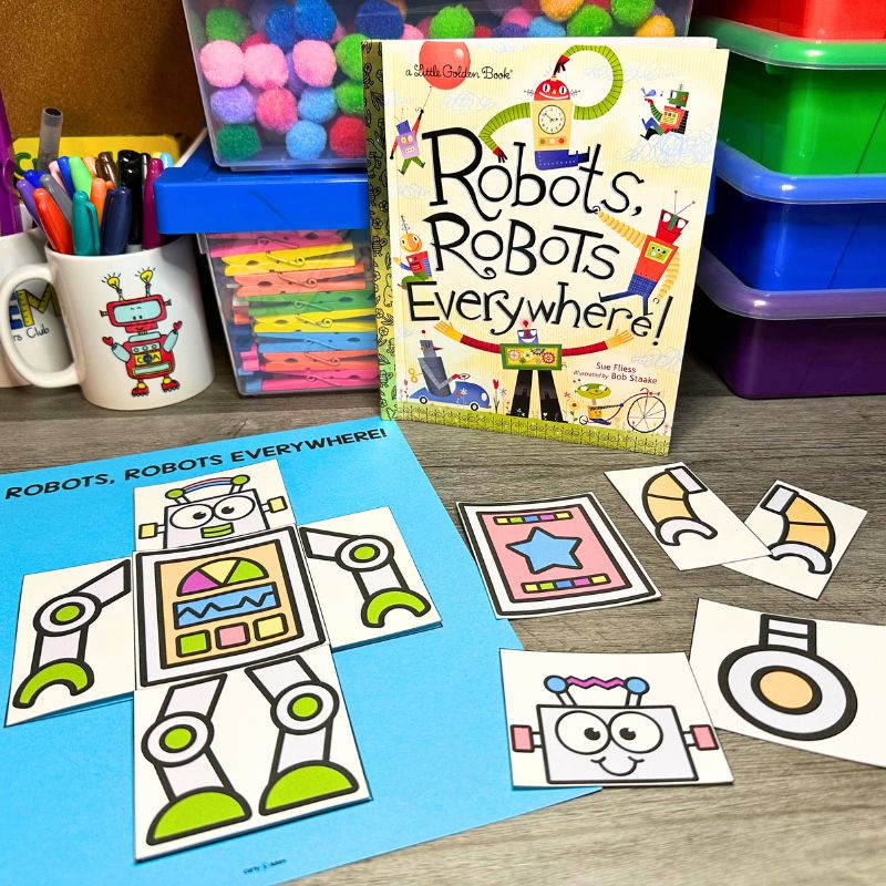 Robots, Robots Everywhere Pre-K STEM Lesson Plan and Kindergarten STEM Activity — preview 6