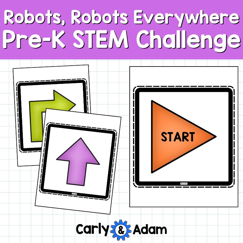 Robots, Robots Everywhere Pre-K STEM Lesson Plan and Kindergarten STEM Activity — preview 10