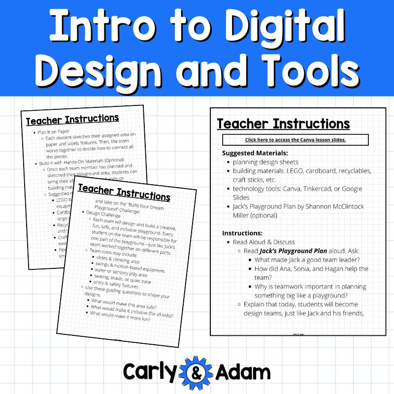 Intro to Digital Design and Using Digital Tools Jack's Playground Plan — preview 6