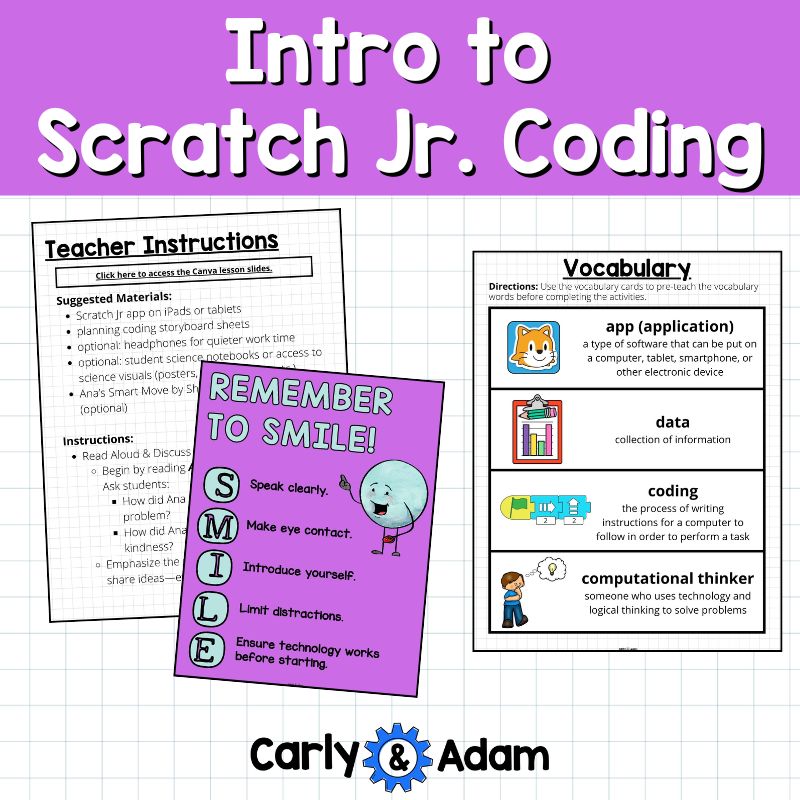 Intro to Coding with Scratch Jr STEM Ana's Smart Move ISTE Digital Explorers — preview 3
