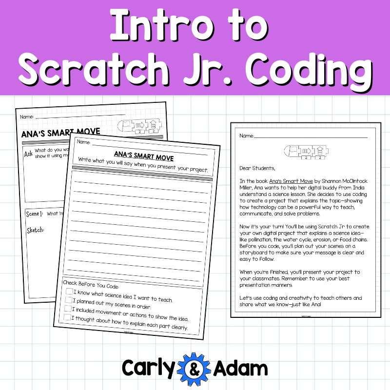 Intro to Coding with Scratch Jr STEM Ana's Smart Move ISTE Digital Explorers — preview 4